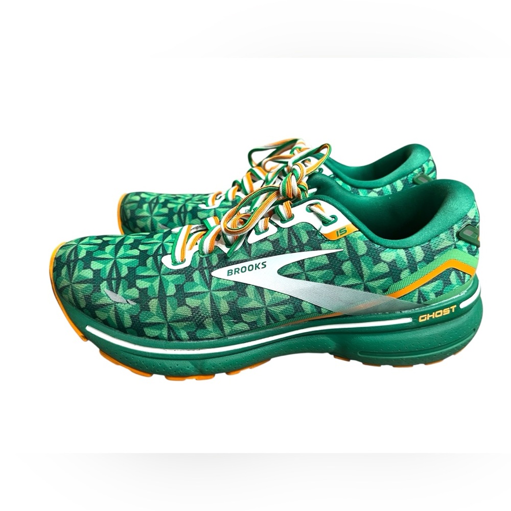 Brooks Ghost 15 Run Lucky St Patrick’s Day Women’s 8.5 B Clover Green Shoes